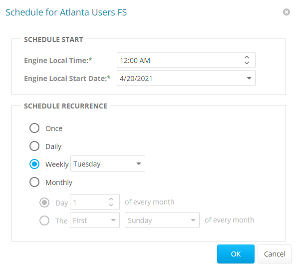 Scan Scheduling