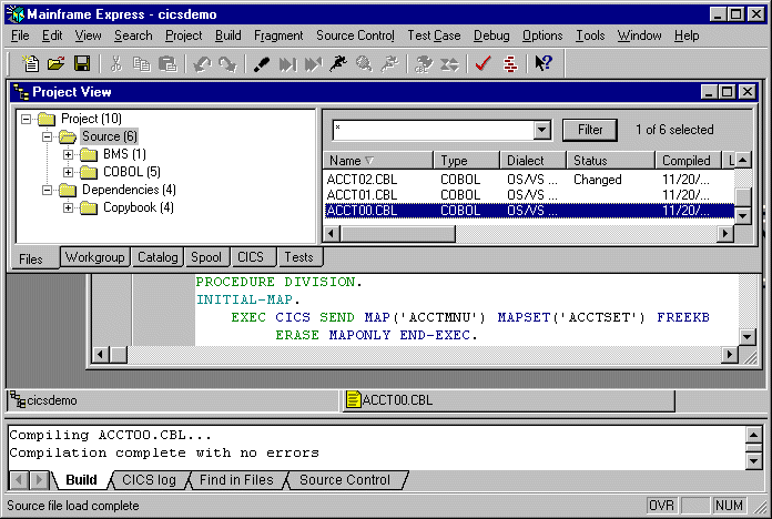 The Mainframe Express Interface