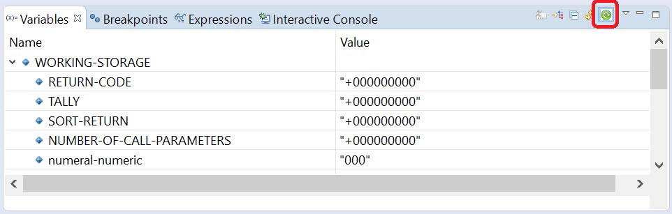 Variables View