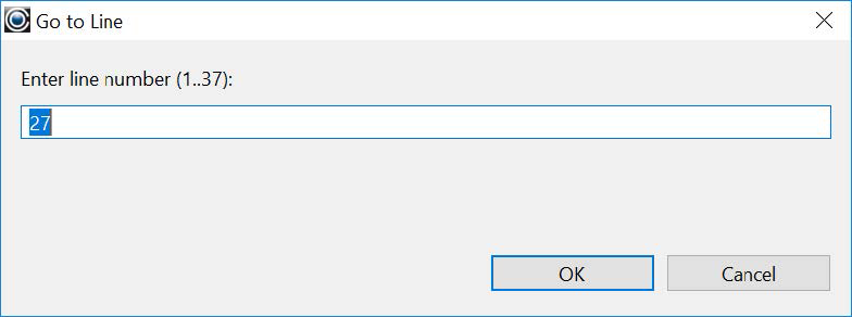 Go to Line