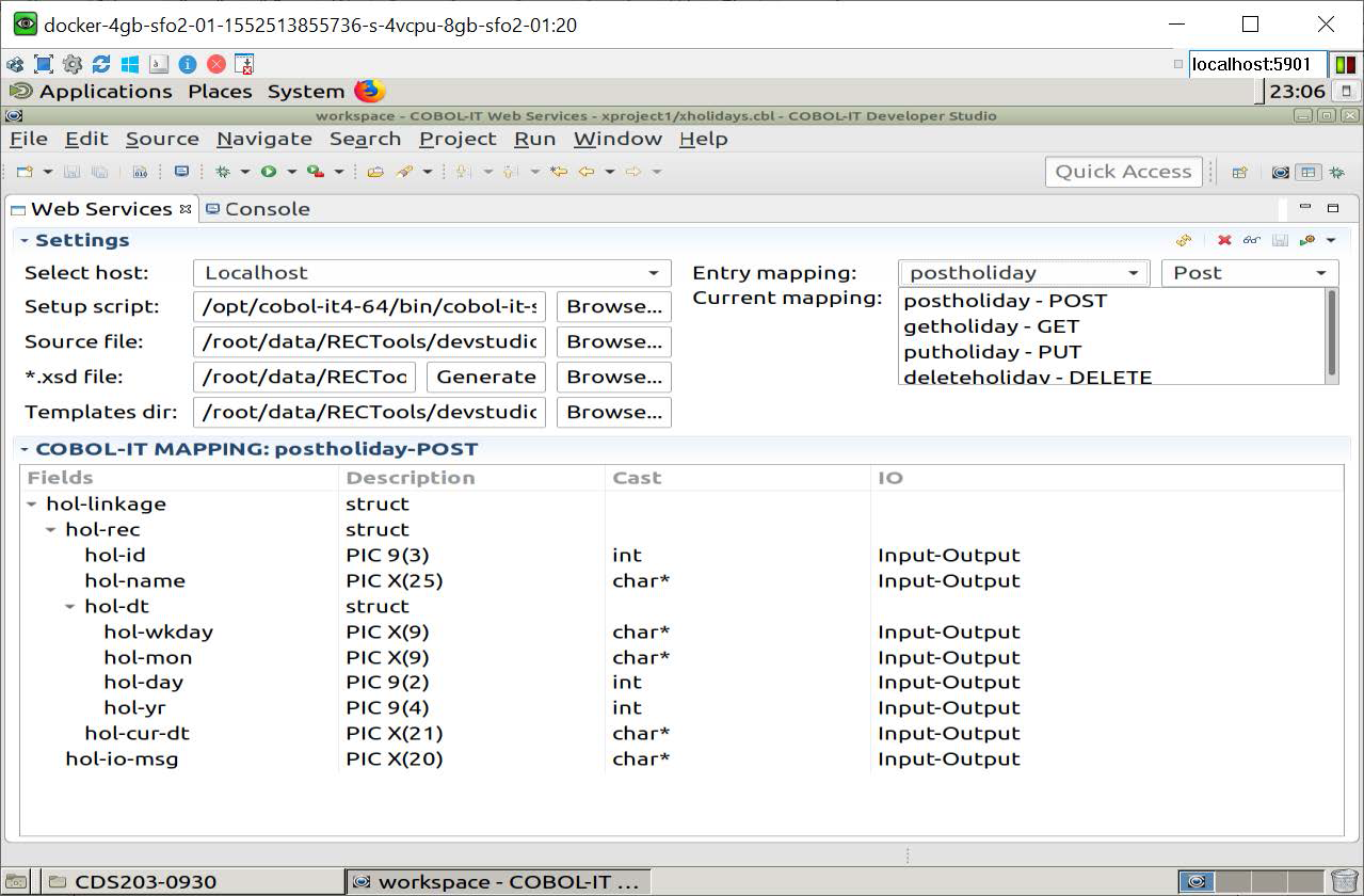 Entry Mapping Output