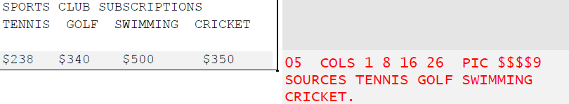 sources in consecutive fields