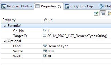 Element List Has Column Properties