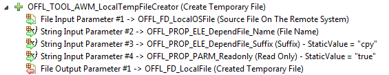 Local temp file creator tool