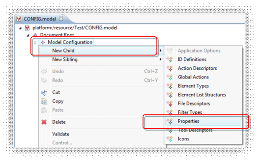 Creating a Properties category