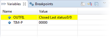 Variables view