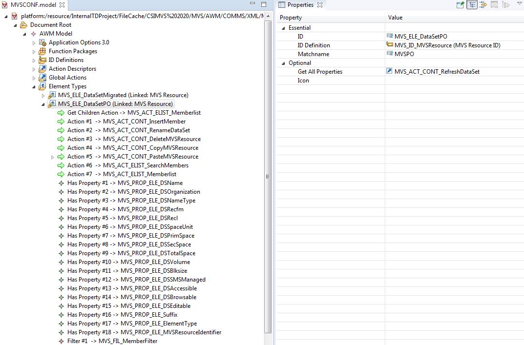 MVS Project Sample Application PO Member Type