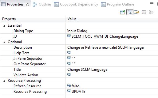 ToolChangeLanguage Properties