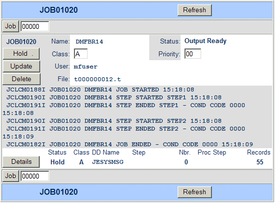 Jobstream Details