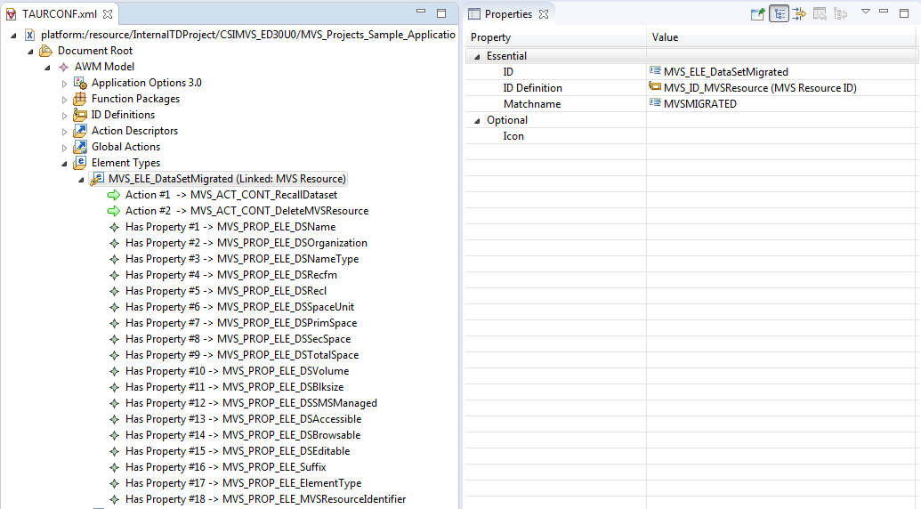 MVS Migrated Data Sets