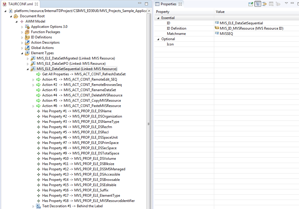 Sequential Data Set