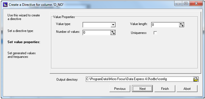 Create a Directive for column page Dictionary