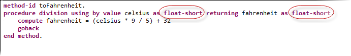 The toFahrenheit method