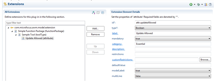 Attribute Properties