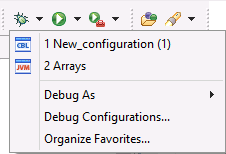 Recent launch configurations