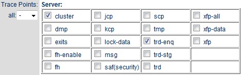 Cluster trace box