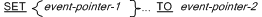 Syntax for General Format for Format 11 (Address-of-Event-pointer) for the SET statement