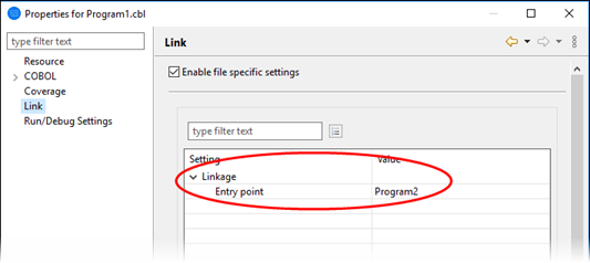 Entry point for multi-program source files