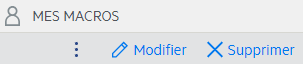 Modifier une macro