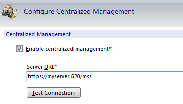 enable centralized management