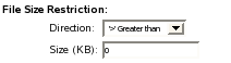 File Size Restriction