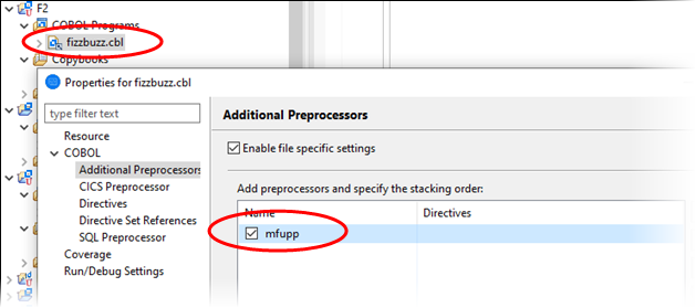 The MFUPP preprocessor