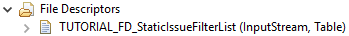 File Descriptor - StaticIssueFilterList