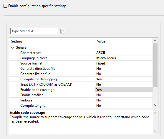 COBOL Properties