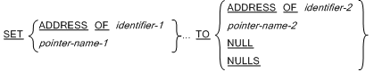 Syntax for General Format for Format 3 (Data-pointer-assignment) for the SET statement