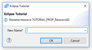 Eclipse Tutorial Dialog Box