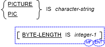 Syntax for General Format for the PICTURE Clause